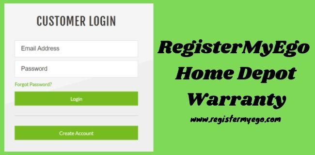 RegisterMyEgo Home Depot Warranty